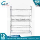 4 Tierd Light Duty Adjustable Organized Wire Shelving Rack for Storage thumbnail-1