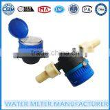 DN15MM Nylon Plastic Water Meter,single Jet Water Meter