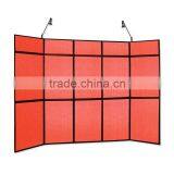 best selling folded panel.folded display.aluminum folded stands