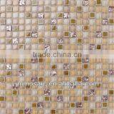 15x15x8mm crystal glass mosaic tile mix ceramic mosaic tile