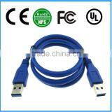 Superspeed USB 3.0 Type A Male to Type A Male Extension Cable Blue 1M 3.3FT thumbnail-3