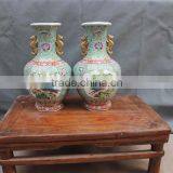 Chinese HIGH Antique Reproduction Qing Dynasty Ceramic Porcelain Vases Made From Jingdezhen thumbnail-1