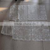 Wholesale Romantic Sheer Organza Embroidery Table Cloth for Wedding With Napkins