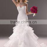 The Most Popular Organza Mermaid Wedding Gown Dress thumbnail-1