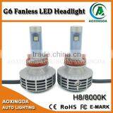 H8 G6 New Generation Canbus Led Head Light h4 h7 h8 h9 H11 H13 9004 9005 9006 9007 Car Led Headlight Kit thumbnail-5