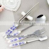 Gift Spoon Fork Chopstick With Ceramic Handle and Low Price