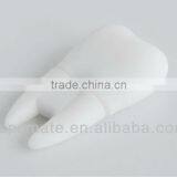 Tooth Shape Promotional USB Gift Custom USB 2.0/3.0 Swivel Flash Drive With Your Own Logo