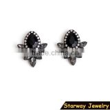 Wholesale SW16605 fashion handmade crystal stud earring jewelry/