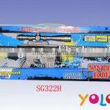 Grey Color Plastic Toys Gun thumbnail-1