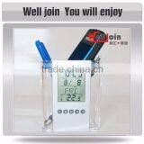 High Quality Calendar Temperature Display and Alarm Pen Holder thumbnail-3
