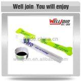 Promotional Customized Logo Cheap Kids Reflective Printing Slap Band thumbnail-1