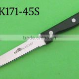 Black POM handle steak knife with new style