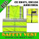 Wholesale 2014 News OEM 100% Polyester High Quality Highway Waistcoat With Zipper & ID Pockets thumbnail-6