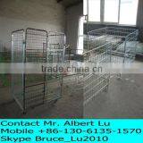 Foldable Wire Mesh Warehouse Trolley thumbnail-1