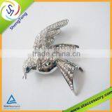 Fashion crystal Bird shape brooch