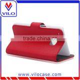 Card Holder Luxury Leather Wallet Case For HTC M9 thumbnail-3