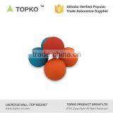 2016 TOPKO Wholesale Laser Engraved Rubber ball Massage Lacrosse Ball