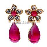 Latest Design Fancy Colorful CZ Stud Earrings ER-640-880 (2) thumbnail-1