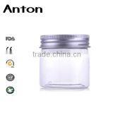 30g 50g 100g 200g Cream Jar Recycled Cosmetic Glass Jars With Matte Silver Lid thumbnail-1