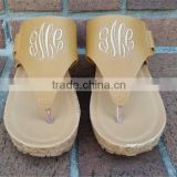 Wholesale Women Fashion Monogrammed Sandals