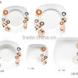 S SHAPE DINNER SET/ DINNERWARE