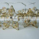 Event Party Supplier Christmas Decoration Star Shaped String Lights