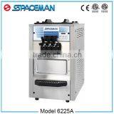 2+1 flavours soft desktop commerical ice cream machine