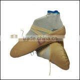 S5025 Folding Leather Ballet Shoes High Quality Suede Sole Dance Shoes for Cheap Folding Ballet Shoes thumbnail-1