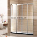 allibaba com cheaper 304 stainless steel frame sliding shower door D39