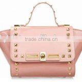 Superior Lacquer Leather Youth Clinch Bolt Style Fasion Handbag thumbnail-2