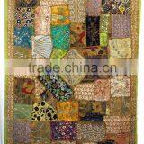 Rajasthani Dancing Natraj Twin Ethnic Cotton Handmade Hippy Bohemian Wall Hanging thumbnail-1