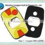 Basketball Court Shaped Beer Bottle Opener Fridge Magnets/cheap Bulk Bottle Opener/bottle Openers