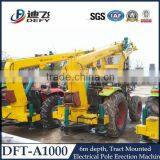 Ground Tractor-Mounted Hydraulic Screw Pile Driver DFT-A1004