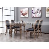 French style modern factory price dining table and chair