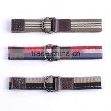 Deduction D Quality Woven Men And Women Cowboy Wild Striped Canvas Belt thumbnail-2
