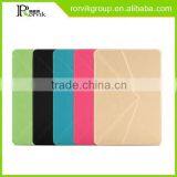 Ultrathin and Foldable Transformers Style Tablet Leather Case for Ipad 6 thumbnail-6