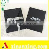 Black Color Ribbon Bowknot With Hot Stamping (Silver in Color)