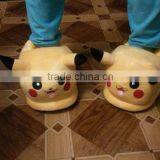 Anime Cartoon Charater Pokemon Pikachu Plush Slippers Quality Choice thumbnail-2