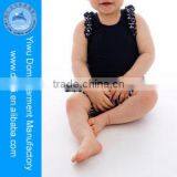 Ruffled Straps Deep Blue Girls Pictures Sexy Swimsuit, Child Modeling Swimwear,baby Swimwear thumbnail-1