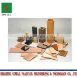 Wood plastic composite extrusion die and molding