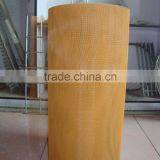 Plastic Coated Galvanized Wire Mesh With Square Hole in Yellow Colour