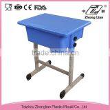 Hot Sale Eco-friendly Colored Student Chairs and Table thumbnail-6