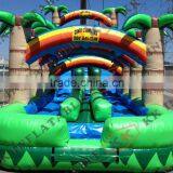Cheap Jungle Double Inflatable Slips n Slides Water Games Factory Supply thumbnail-1