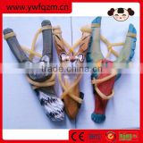 Wood Craving Handicraft Animal Head Slingshot