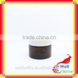 5g 10g 15g 20g 30g Small Cream Jar With White Black Amber Glass Jar for Cream Jar GJ586R thumbnail-6