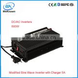 600W Modified Sine Wave Inverter with Charger 5A