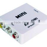 Mini AV2HDMI Up Scaler 1080P HD Converter Composite AV CVBS 3RCA to HD MI Video Adapter 720p 1080p