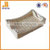 Handmade Woven Rattan Bread Basket thumbnail-2