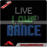 Beautiful Wholesale Rhinestone For T-shirt Live Love Dance thumbnail-1