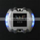 Aluminum Solar Power Blue Led Flashing Light Reflective Road Stud thumbnail-4